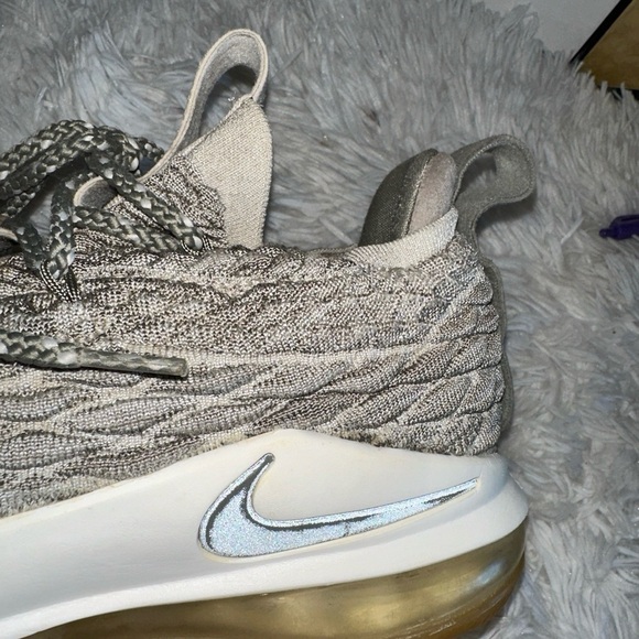 Nike LeBron XV 15 Low Light Bone Gray Basketball Sneakers AO1755-003 Men SZ 9 main image 8